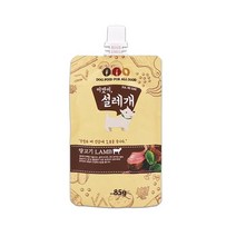 강아지 간식 파우치 고단백 보양식 양고기 1개입 가수분해 노령견, 1개