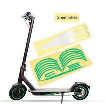 휠 허브 보호 반사 스티커 샤오미 M365 프로 전기 스쿠터 Sticke 부품 액세서리, 04 green, 04 green