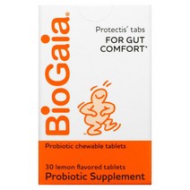 바이오가이아 BioGaia for gut comfort 프로덴티스 것 컴포트 프로바이오틱스 레몬맛 30정, 1팩