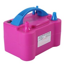 풍선부는기계 풍선펌프 인플레이터 전기 공기 펌프 휴대용 팽창기 듀얼 노즐 기계 공기, 없음