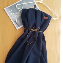 고급의류용 리플(지지미) 네이비