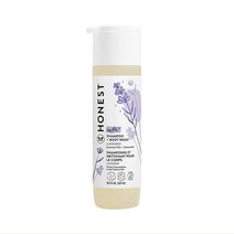 The Honest Company Truly Calming 라벤더 샴푸 + 바디 워시 눈에 자극이 적은 베이비 천연 추출 성분 염 및 파라벤 프리가 없는 295.710 플루이드, 10 Fl Oz_Lavender Calm