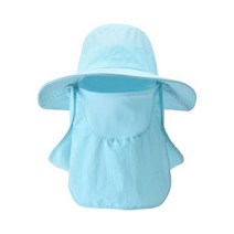 얼굴 햇빛 가리개 자외선 차단 마스크 여름 넥워머 골프 목 농사 모자 야외 스포츠 남성용 낚시 통기성 프린팅 캐주얼, 파란, 파란