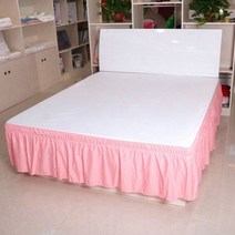 침대 베드 스커트 토퍼 이불 커버 솔리드 컬러 탄성 사이드 랩 이동식 셔츠 호텔 머리맡 장식을위한 페이딩 풀 퀸 킹 사이즈 없음, cq002-29, 135x200x40cm, CQ002-29_135X200x40cm | CHINA