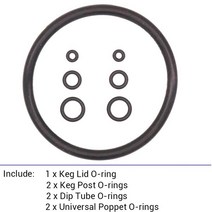 2대/몫 Corny Keg O-링 교체 세트 용 리빌드 키트 브랜드의 새로운 맞춤 볼 잠금 및 핀, 02 B