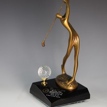 KC6-023-1 청동 골프 트로피 이글패 홀인원 싱글 기념패