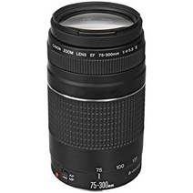 캐논 EF 75-300mm f / 4-5.6 III SLR 카메라에 대한 망원 줌 렌즈, 기본