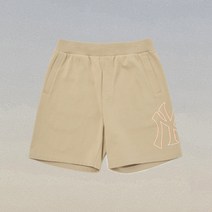 엠엘비 베이직 빅로고 하프팬츠 뉴욕양키스 베이지 3ASPB0223-50BGS