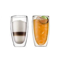 보덤 파비나 더블월 글라스 유리잔 450ml, 4개