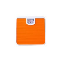 체지방 몸무게 스마트 체중계 체성분 분석기 BMI 측정기 기계식 저울 포인터 51, 오렌지