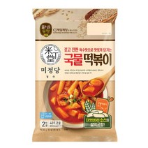 CJ더마켓 황금 레시피 밀키트 즉석 식품 홈파티 편의점 휴게소 즐거운동행미정당 국물떡볶이 튀김 매운 오뎅 국물 가래떡 로제 밀떡 치즈 401.2G, 12개
