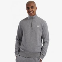 [국내 매장판] FRED PERRY [프레드페리] 정품 [Sport] 하프집 스웨트셔츠 420AFPM2233574-420 285060