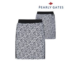 파리게이츠 골프 pearlygatesgolf여성 스마일 울오버 로고 큐롯스커트 P521A1PC372_BK, 001, BK, 1개