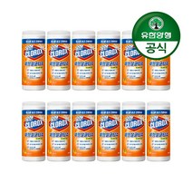 유한양행 [본사직영] 유한크로락스 세정살균티슈 퓨전 35매x12개(총 420매), 258g, 1개