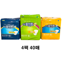 안심포인트 겉기저귀 매직테이프 소변표시줄 당일발송 4팩40매, 골드대형40매(노랑봉지), 위생장갑 (200매)
