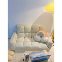 1인쇼파 의자 1인용 안락 작은 편한 소파 쇼파 좋은 예쁜 1인가구, 화이트