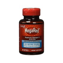 쉬프 메가레드 슈퍼ior 오메가 3 크릴 오일 추가 강도 500 Mg 정 소프트겔 80 Ea