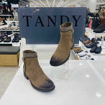 탠디 멜빈by탠디여성4cm누벅소재헤링본투톤소재포인트앵클부츠216517