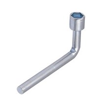 고 탄소 강철 소켓 렌치 내구성 메트릭 L 형태의 앵글 소켓 렌치, 10mm
