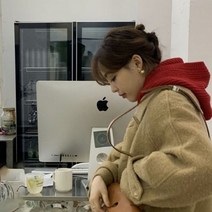 겨울 니트 트임 지퍼 똒딱이 바라클라바 스트링 후드워머 후드넥 워머