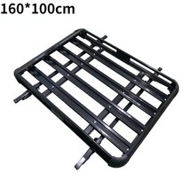 알루미늄 합금 160*100cm 더블 데크 자, 02 Black 160x100cm