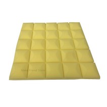 방음지 계란판 박스 매트 패드 시트 보드 스펀지 4PCS 50x50x3cm 스튜디오 어쿠스틱 폼 방음 사운드 흡수, 06 yellow