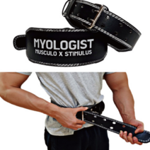 MYOLOGIST 헬스 벨트 운동 허리 보호대 역도 카딜로 파워 리프팅 복압 지지대 크리오로지 스쿼트 복대, MYOLOGIST 스탠다드 리프팅벨트 M