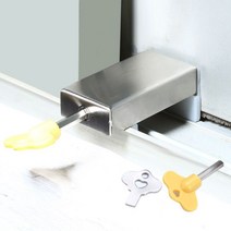 창문 고정 잠금장치 스토퍼 열림방지 방추망장금장치 중문 _ 22092786EA, 쿠팡 4번샵 육각 열쇠