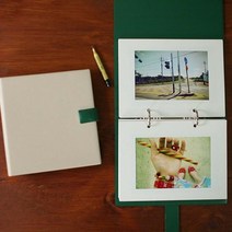 [P1B] 4x6 추억의 포토 앨범 사진첩 가족 여행 사진 기록 / 미니포토갤러리북 4X6포토앨범북 초기임산부선물 신혼부부앨범 폴라로이드보관함 초음파사진수납함 미니사진포켓북 ( P1B / 55989EA ), ecobeige