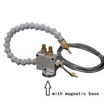 CNC 선반 밀링 머신 용 블루 미스트 냉각수 윤활 스프레이 시스템 장치, 1.with magnetic base, 1.with magnetic base