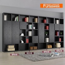 퍼스웰 엔틱하우스 4R 1단도어5단책장YB_060, 아카시아