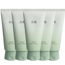 한율 어린쑥 진정맑은 클렌징 폼 120g x 5개, 상세페이지 참조