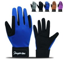 방수 야외 스포츠 사이클링 장갑 전체 손가락 어린이 승마 오토바이 자전거 소년 소녀 드롭 배송, 02 Blue_02 M