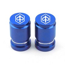 피아지오 베스파 오토바이 CNC 휠 타이어 림 밸브 스템 캡 커버 MP3 지퍼 플라이 PX 스프린트 프리, 03 Blue