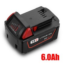 밀워키 herramientas Xc M18 48-11-9000 무선 도구 배터리 용 기존 18V 1815 mAh Replacemet 리튬 이온 9.0, 02 1PCS 6.0Ah_01 18 볼트