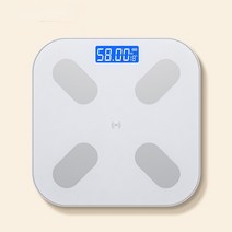 가정용 스마트 체중계 체지방 측정 저울, 핑크색