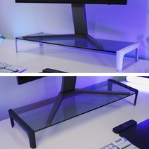 지니비 GMS1-HUB 모니터받침대 고속충전 USB 3.0 허브, 화이트