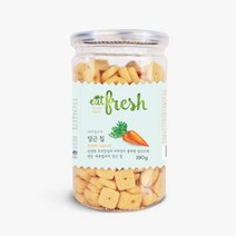 네츄럴코어 190g 고구마 단호박 황태 강아지 간식 애견 노즈워크 쿠키 한입크기 프로바이오틱스 노견, 잇프레쉬 당근 190g
