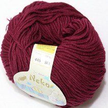 더울 목도리 뜨개 털실 가방 블랭킷 모티브 인형 네코, 445.진자주