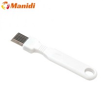 Manidi야채 분쇄기 스테인레스 스틸 대파 절단기 대파 절단기 야채 절단기 슬라이서 1 개, 1pcs, 체코