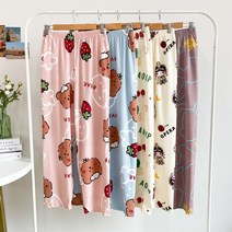 수니베 / 쫀득 편한 홈웨어 수면 잠옷 긴 바지 밴딩