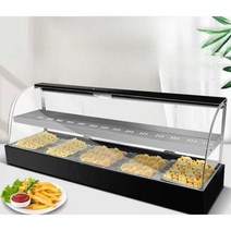 휴게소 온장 쇼케이스 핫도그 고구마 푸드 진열장, D