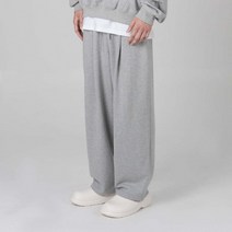 [미디어오프] M.O 원턱 와이드 스웨트팬츠 트레이닝 팬츠