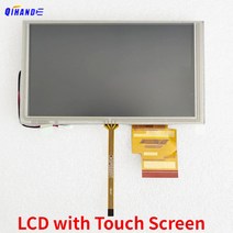 HSD062IDW1-a00 A02 6.2 인치 LCD 디스플레이 HSD0621DW1 자동차 네비게이션 60pin 800x480 155x88mm 화면 터치 패널 유리, [08] LCD with C touch
