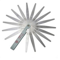 유용한 0.02 ~ 1mm 측정 도구 블레이드 스파크 플러그 두께 간격 메트릭 필러 필러 게이지 1 개 333542, 1
