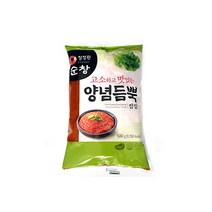 고소하고 맛있는~ 양념듬뿍!! 청정원 순창 쌈장 새콤매콤 비닐포장 리필용, 2개, 500g