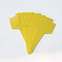 [원예자재]라벨-T자 소형(노란색) 10개