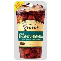 롯데 칸타타 아이스 바닐라아메리카노 230ml x 10팩, 상세페이지 참조, 상세페이지 참조