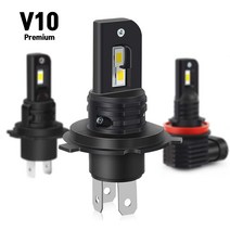 V10 프리미엄 LED전조등 6000K - 그랜져HG 하이브리드, 상향등 H7