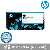 정품잉크 No.746 P2V83A Matt Black (DJ-Z9/300ml), 단일 수량